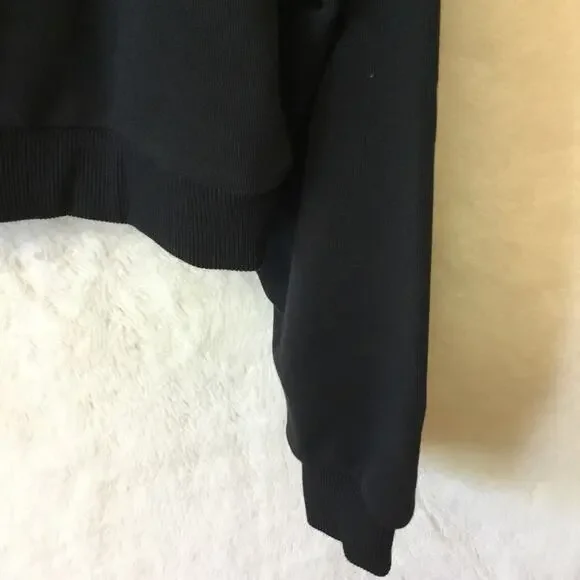 Nike Black Floral Logo Pullover Hoodie - Picture 10 of 14